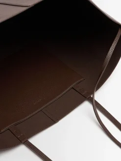 Abilla grain leather tote bag