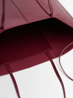 Abilla grain leather tote bag