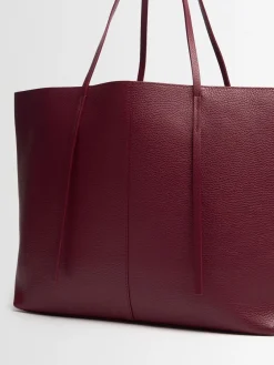 Abilla grain leather tote bag