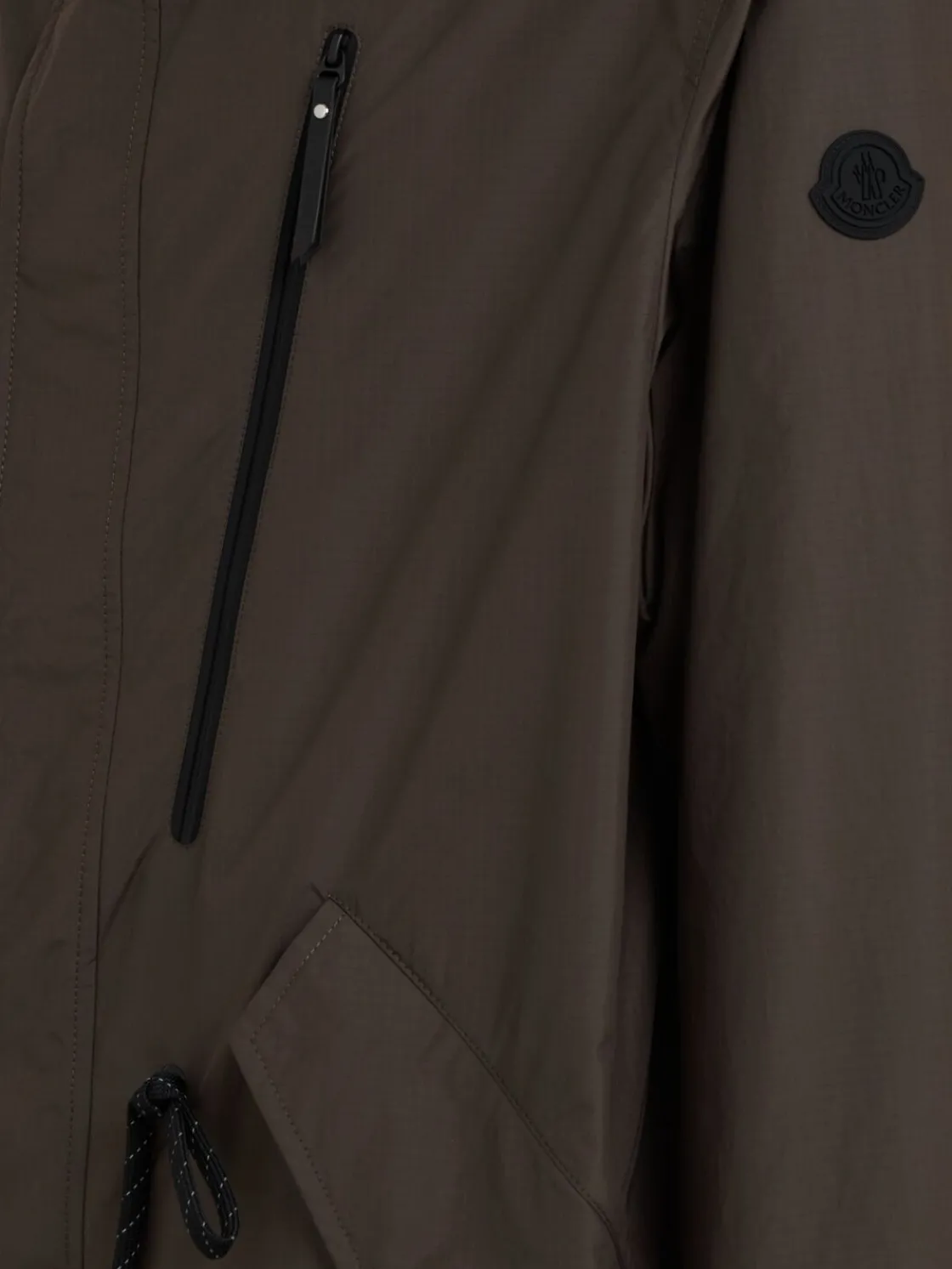 Aliso hooded nylon rain coat