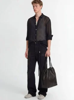 Andre tonal striped classic shirt