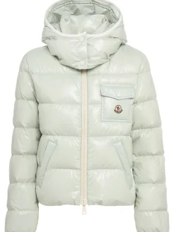 Andro nylon hooded down jacket