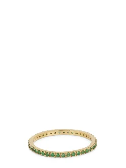 Anello Annagreta in oro 18kt con smeraldi