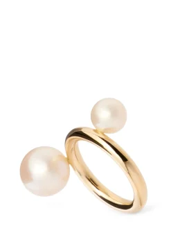 Anello sottile La Grace con perle