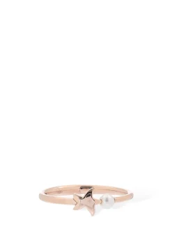 Anello Stellina in oro rosa 9kt