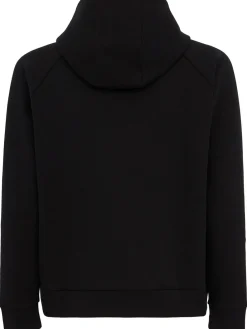 Aura cotton blend zip-up sweatshirt