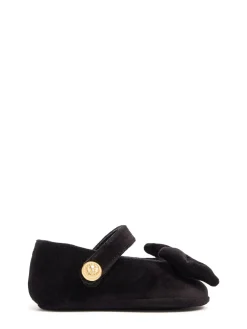 Ballerine neonato in velluto