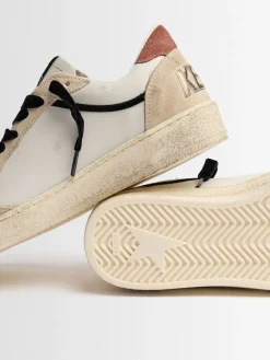 Ballstar laminated leather sneakers