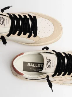 Ballstar laminated leather sneakers