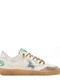 Ballstar laminated leather sneakers