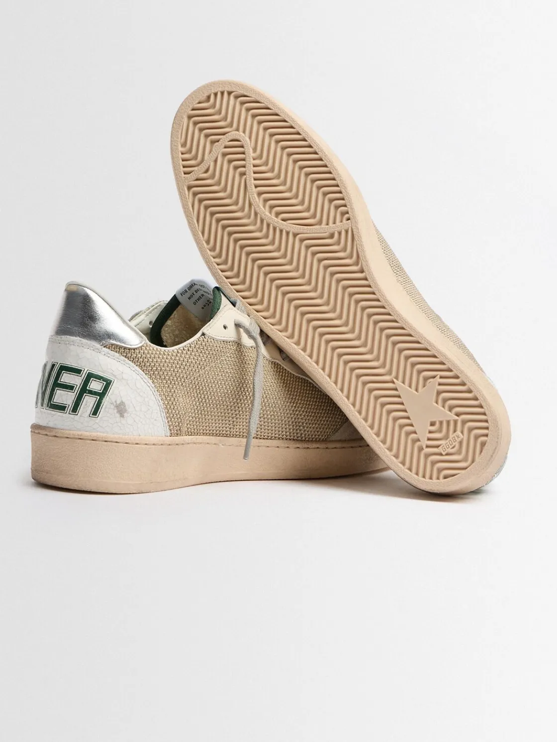 Ballstar mesh & leather sneakers