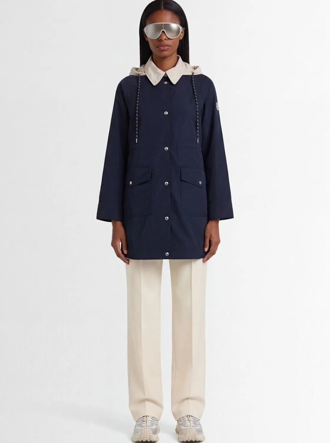 Begonia 3-in-1 cotton long down jacket