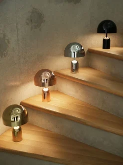 Bell portable black LED table lamp