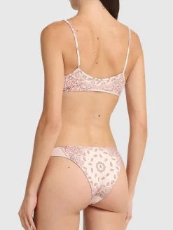 Bikini in Lycra stampa bandana