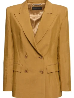 Blazer doppiopetto in misto viscosa
