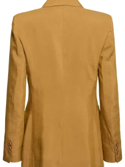 Blazer doppiopetto in misto viscosa