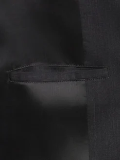 Blazer doppiopetto in twill di lana
