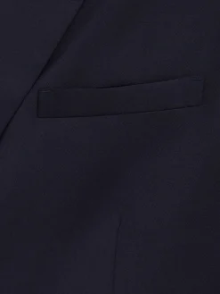 Blazer doppiopetto in twill di lana