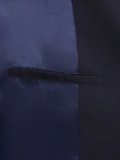 Blazer doppiopetto in twill di lana