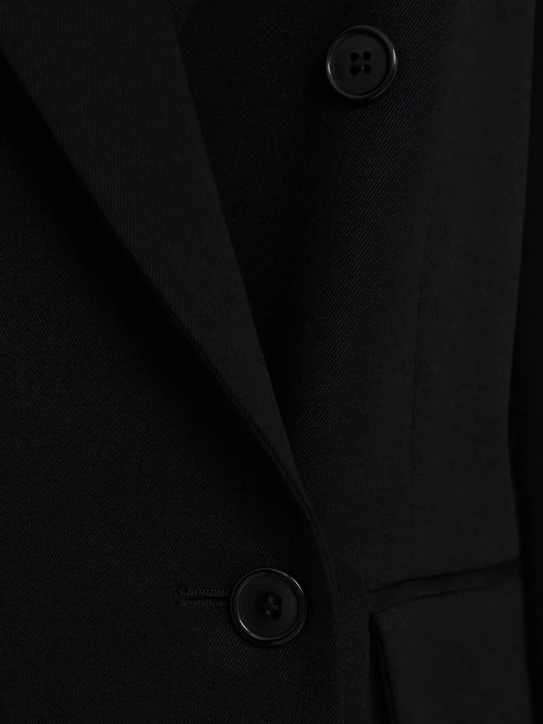 Blazer doppiopetto Nora in twill di lana