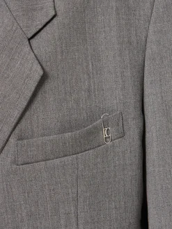 Blazer in misto lana