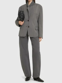 Blazer in misto lana