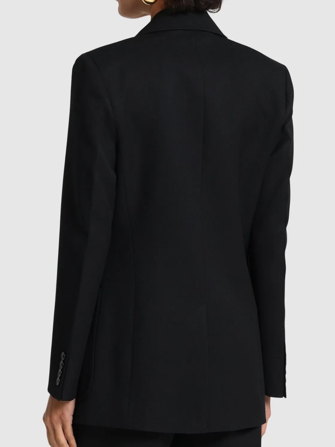 Blazer in misto lana / tasca applicata