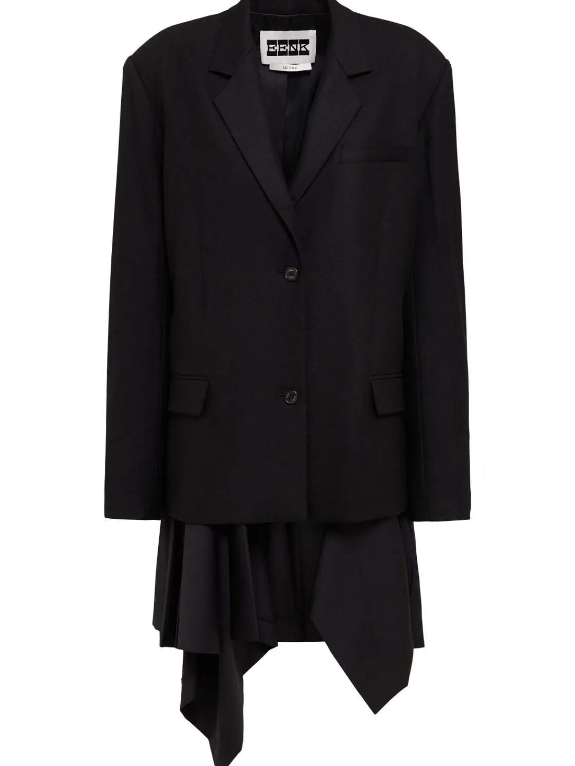 Blazer in misto lana trasformabile