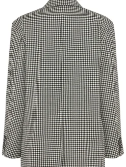 Blazer monopetto in misto lana