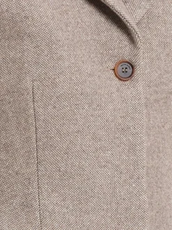 Blazer monopetto in misto lana