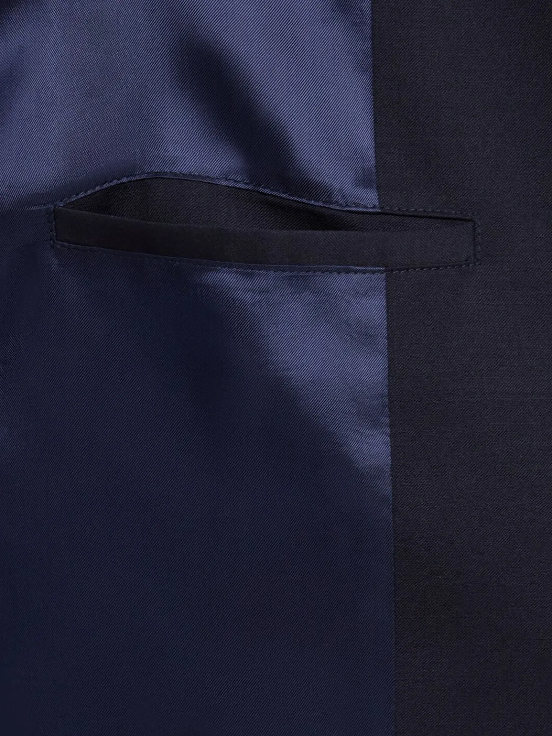 Blazer monopetto in twill di lana