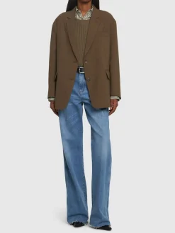 Blazer oversize Bea in techno twill