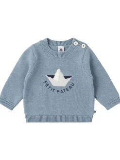 Boat wool & cotton knit sweater