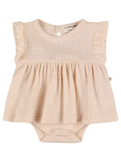 Body in misto cotone a righe