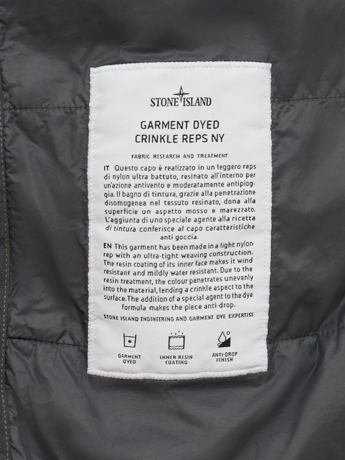 Bomber in nylon