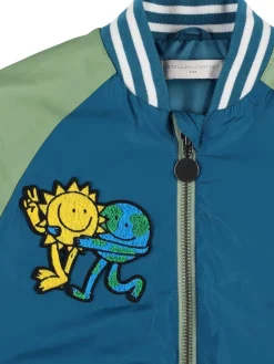 Bomber in nylon con patch