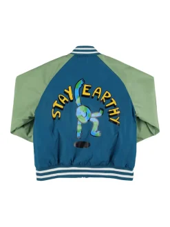Bomber in nylon con patch