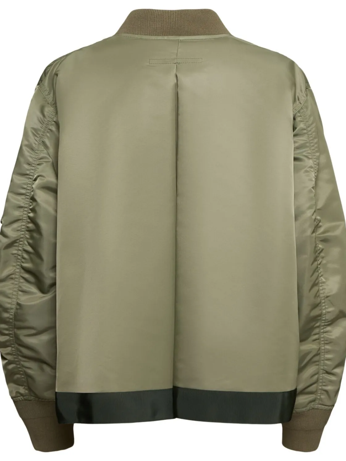 Bomber in nylon con zip