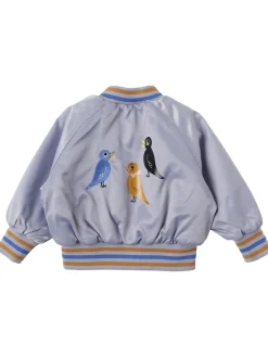 Bomber in nylon stampato