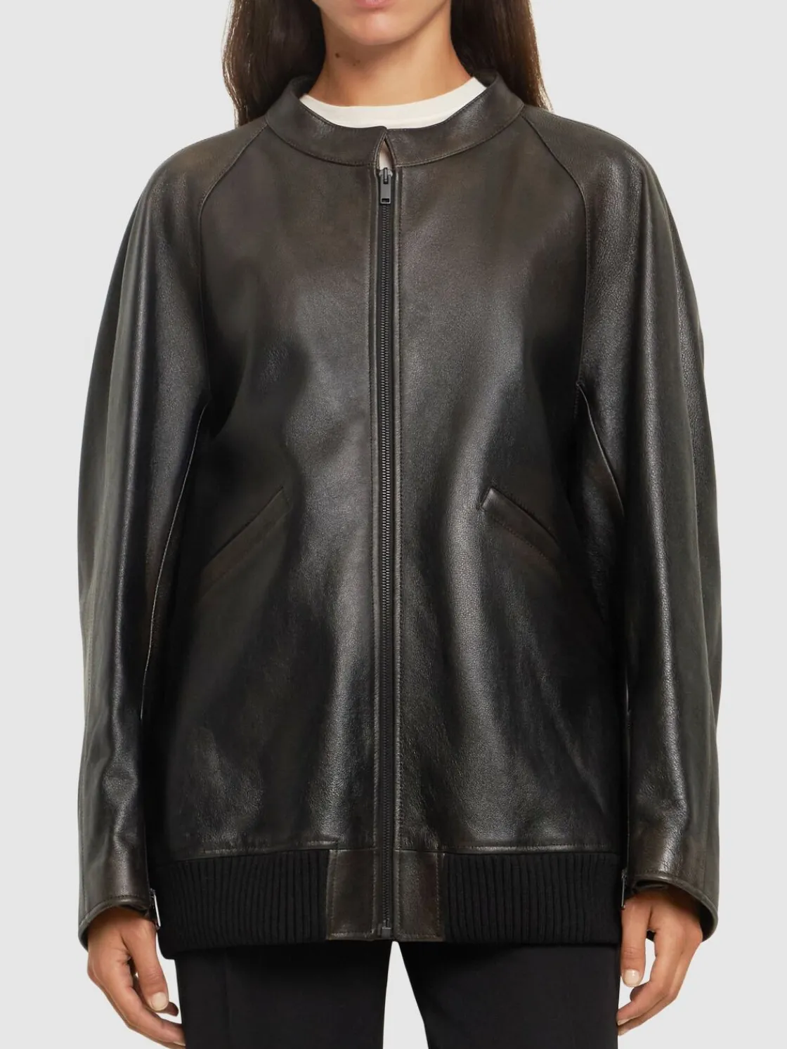 Bomber Kengia in pelle