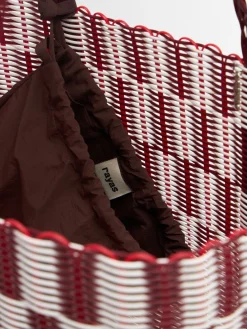 Borsa a cesta grande intrecciata