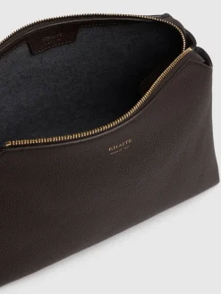 Borsa a tracolla media Lina in pelle martellata