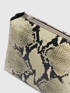 Borsa a tracolla Medium Lina in pelle goffrata
