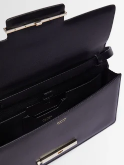 Borsa E/W in pelle martellata morbida