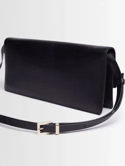 Borsa E/W in pelle martellata morbida