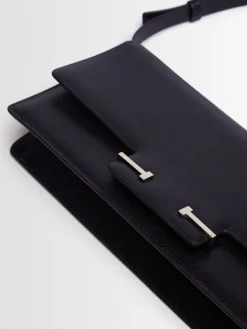 Borsa E/W in pelle martellata morbida