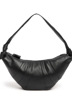 Borsa grande Croissant in nappa