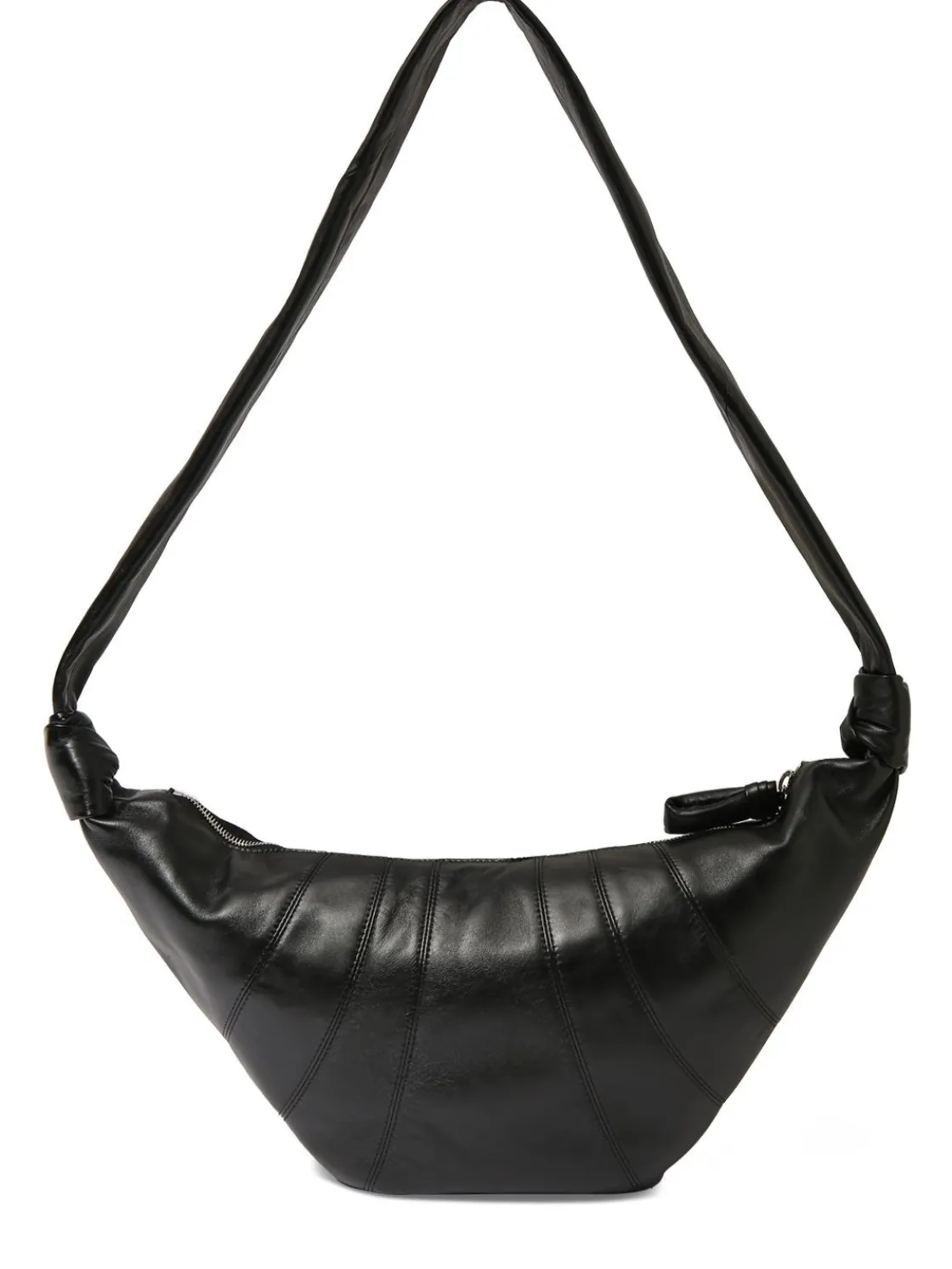 Borsa grande Croissant in pelle
