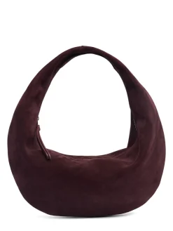 Borsa hobo Medium Olivia in camoscio