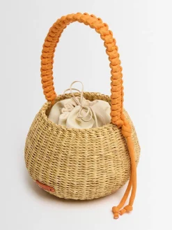Borsa Lily Anne effetto rafia